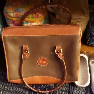 Brown Leather Tote Bag